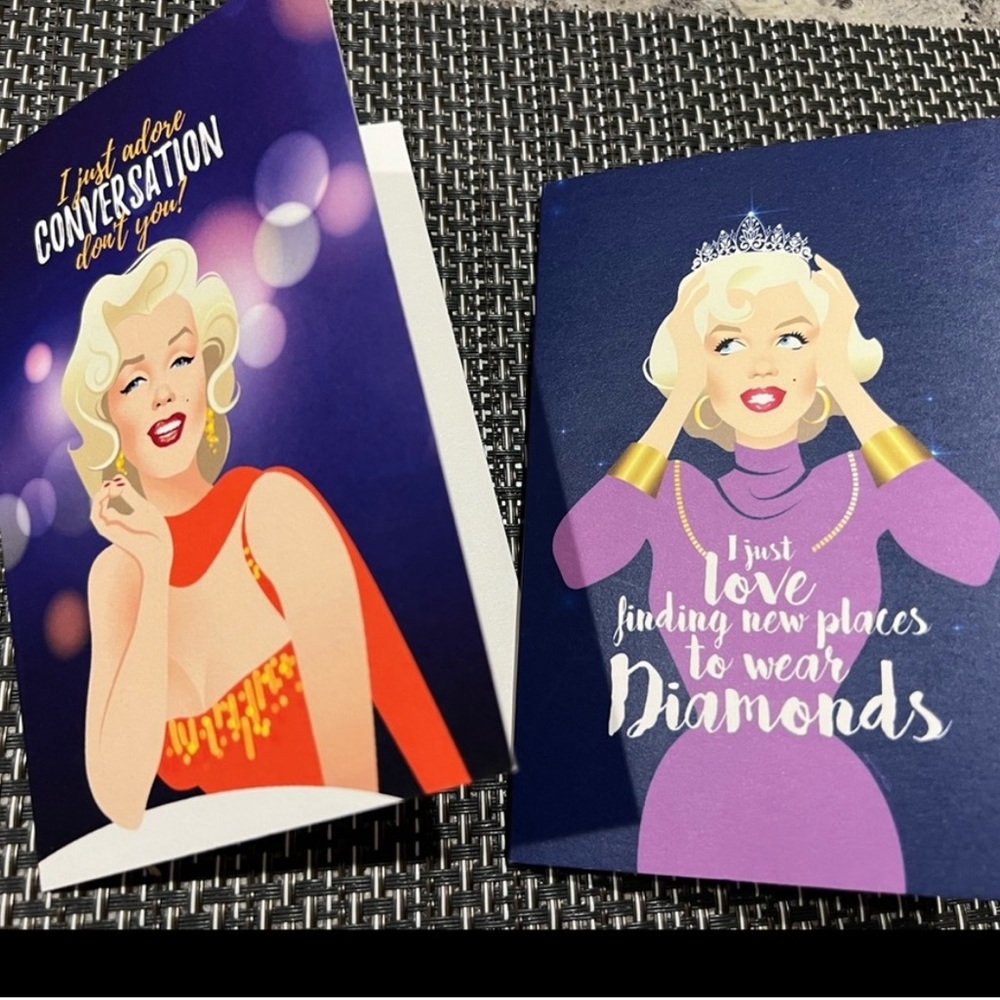 Marilyn Monroe Bundle Andy Warhol notepad + Film Note cards + Pen - Picture 4 of 13